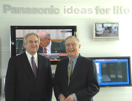MONDALE WELCOMES PANASONIC