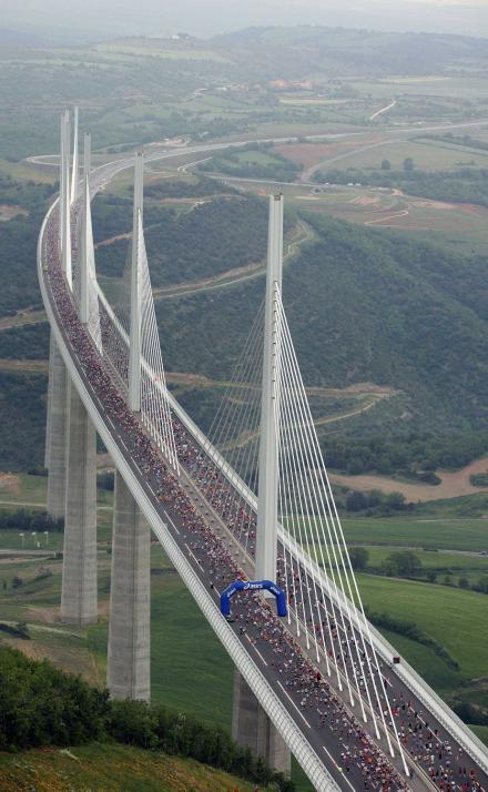Millau Viaduct Night