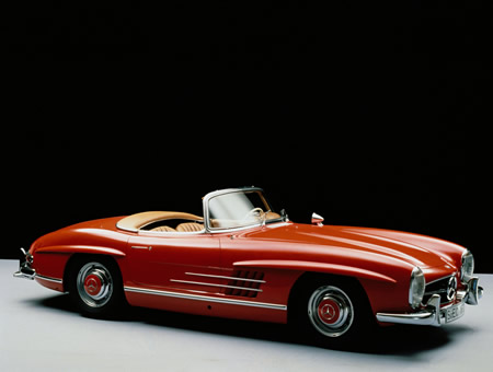 Photo: 1957 Mercedes-Benz 300 SL Roadster, on display at 