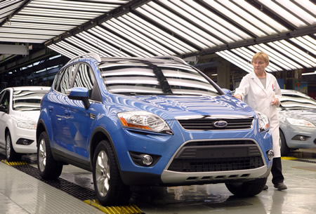 FIRST FORD KUGA ROLLS OFF THE